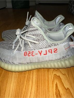 Yeezy Boost 350 V2 'Blue Tint' - Grey with Red SPLY-350